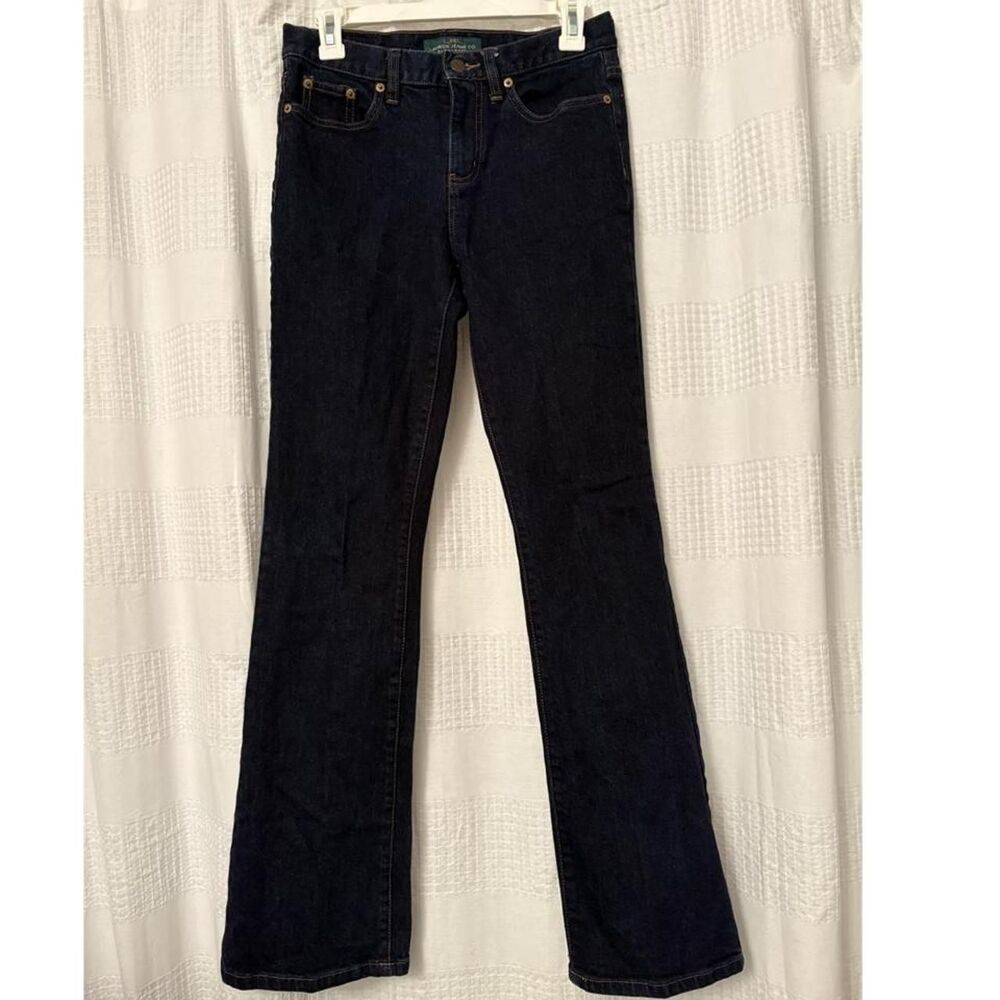 Lauren Ralph-Lauren Women's Blue Navy Classic Bootcut Jeans Sz 2